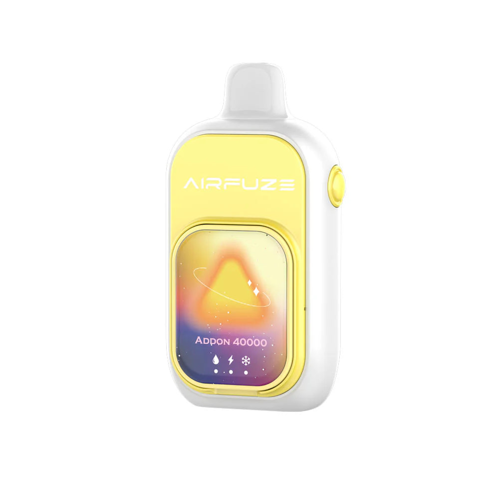 Mango Peach Ice (Ice Control) AirFuze Addon 40K (W/ Nicotine Strips) - Black Coral